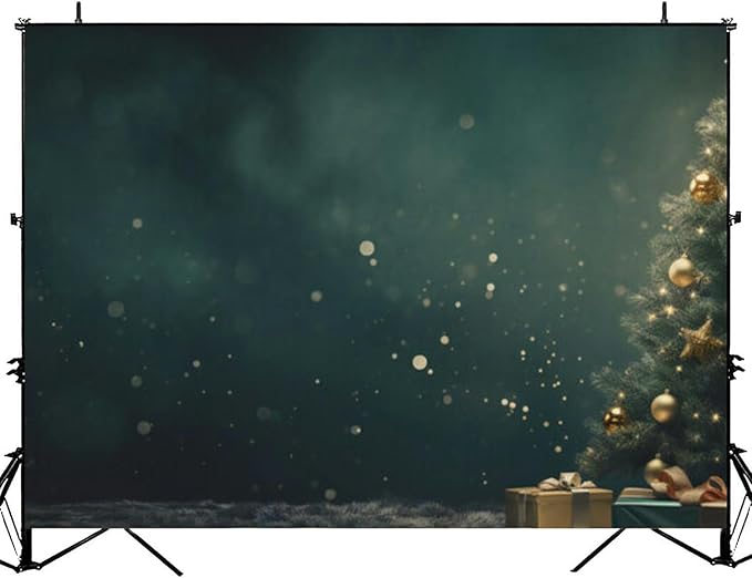 Holiday Illumination and Decoration at Christmas time Bokeh Lights Backdrop Bitrhday Party Decorations Photography Studio ...