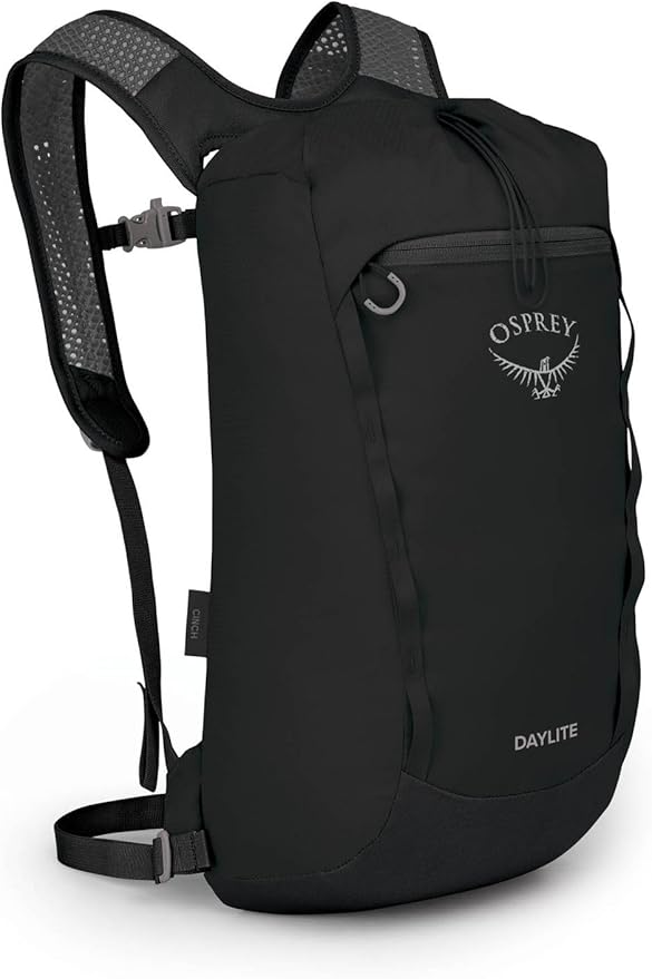 Osprey Daylite Cinch Backpack, Black