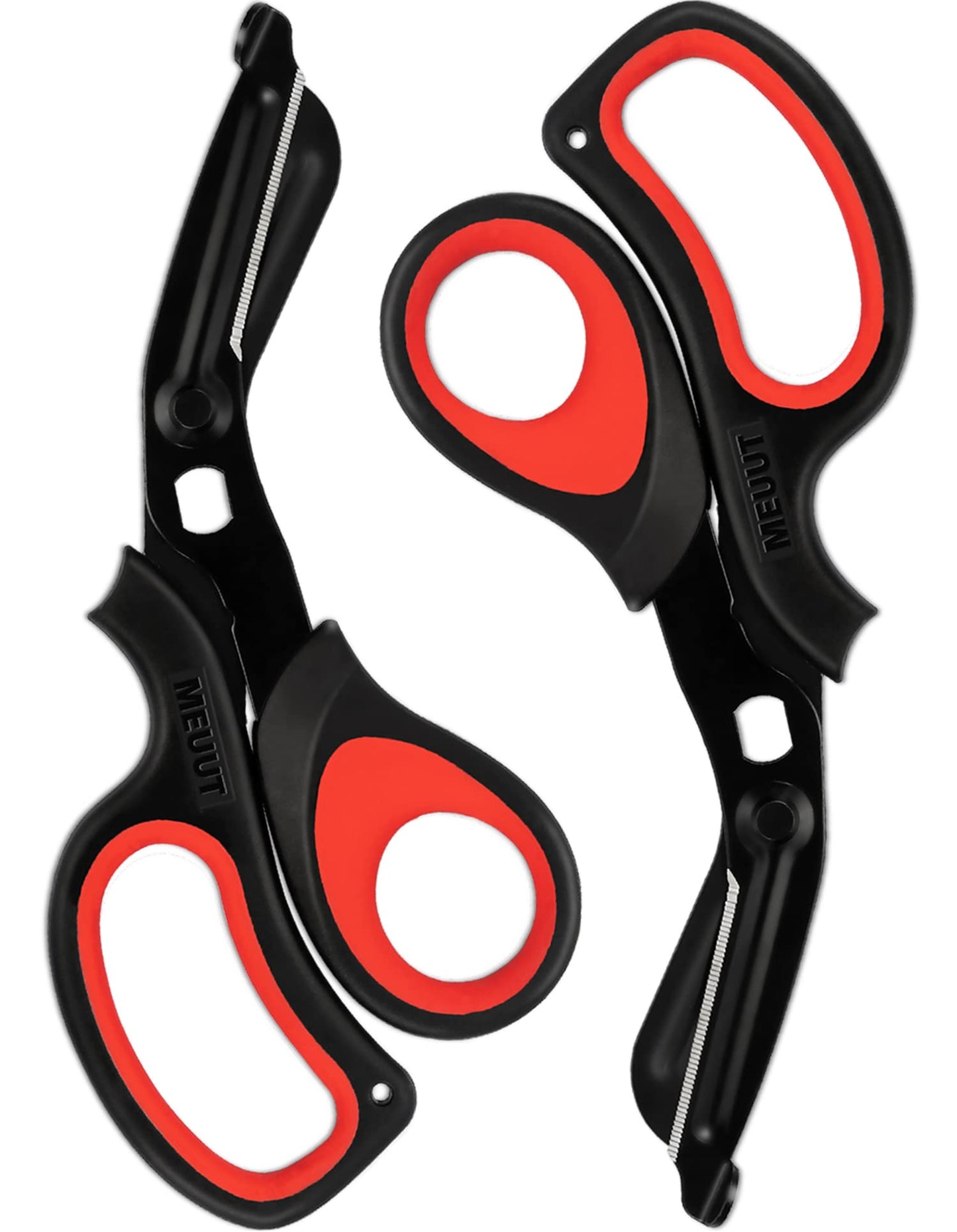 MEUUT 2 Pack Medical Scissors Trauma Shears for Left and Right Hand -8 inch Patented Bandage Scissors Heavy Duty Surgical Grade EMT Scissor for EMT Workers Doctors Nurses