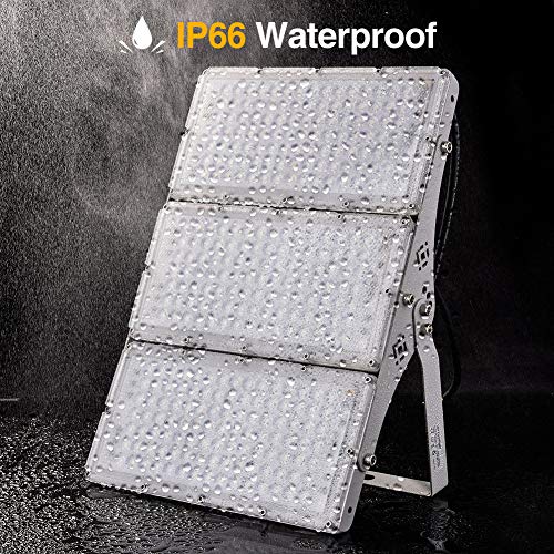 CHARON 300W LED Flood Light, 24000LM Super Bright Outdoor Security Lights with Wider Lighting Angle, 6000K Daylight White,...