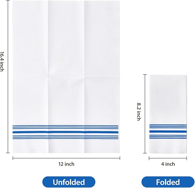 Vplus 300 PACK Guest Towels Disposable Bathroom, Decorative Bathroom Napkins Cloth Feel, Soft, and Absorbent Disposable Paper Hand Towel for Dinners, Kitchen, Parties, Weddings, Christmas Party