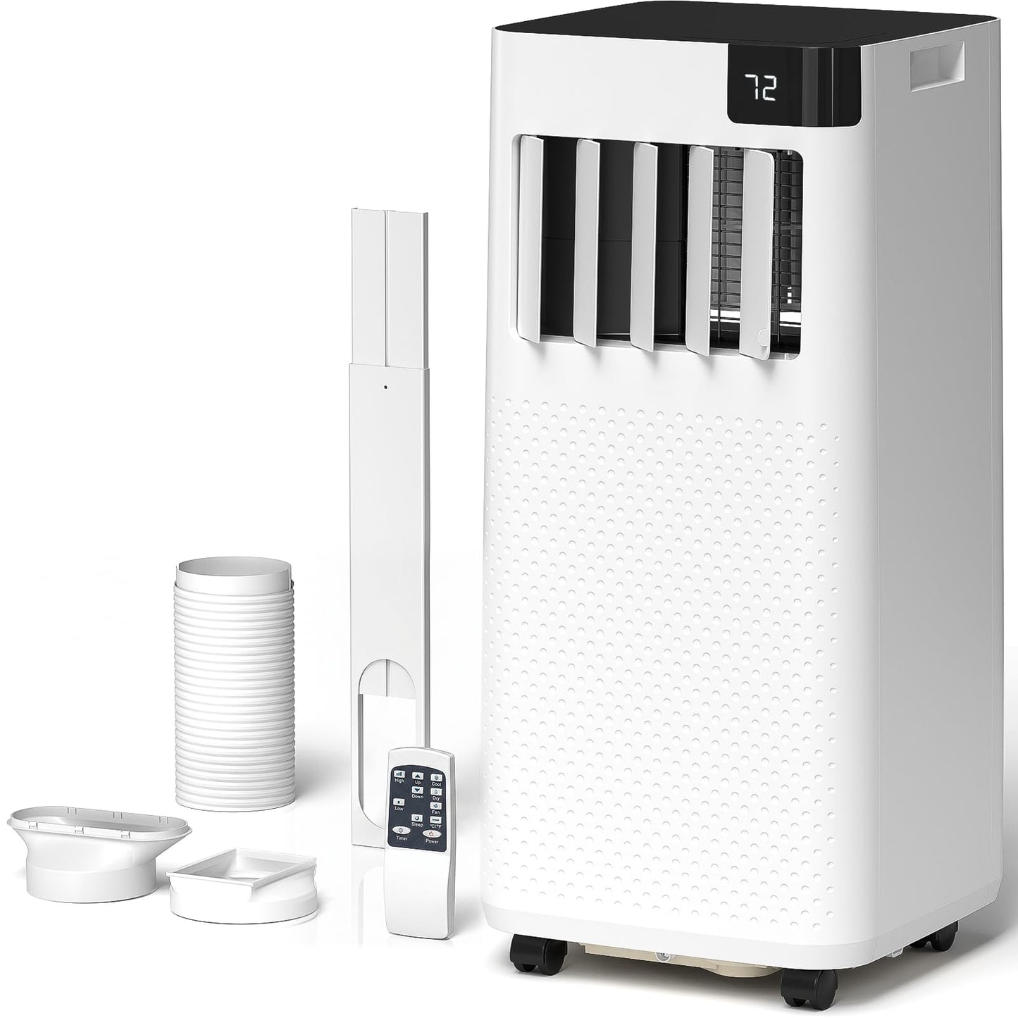 Antarctic Star Portable Air Conditioner 10000 BTU,5-in-1 AC Unit with Cool, Dehumidifier, Fan, Sleep & Timer Modes, Auto Swing, Child Lock, Cools Up to 450 Sq.Ft, Air Conditioner for Bedroom Apartment