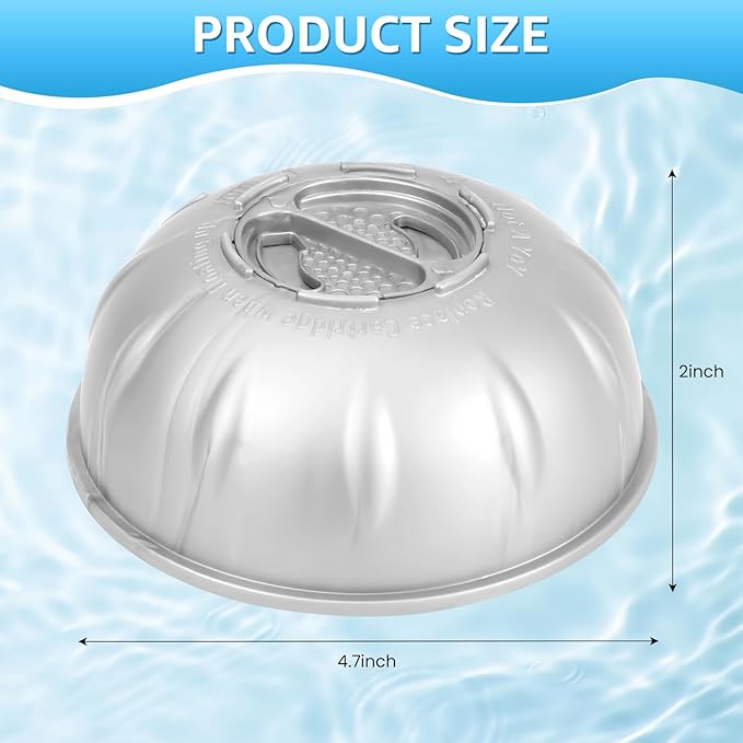 wixseed Hot Tub Cartridges Replacement for Frog Ease Floating System UP to 600 Gallons,3Packs