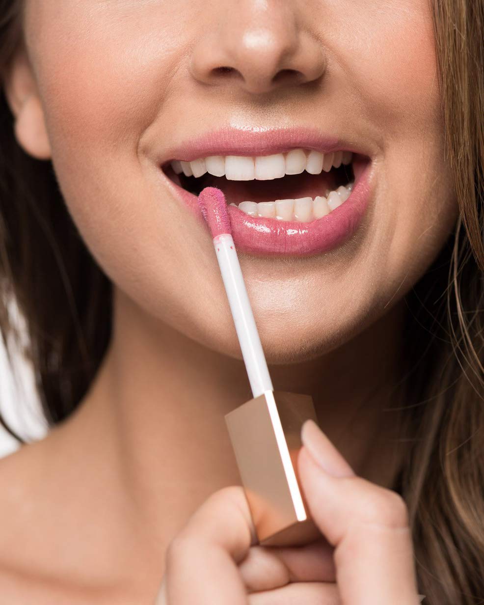 Sara Happ Pink Slip Luxe Gloss with Subtle Shimmer - High-Impact Shine & Long-Lasting Wear, Nourish, Hydrate, and Heal Your Lips