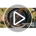 Solo Stove Yukon 2.0, 27 Inch Smokeless Fire Pit with Removable Ash Pan - Wood Burning Portable Stainless Steel Outdoor Fi...