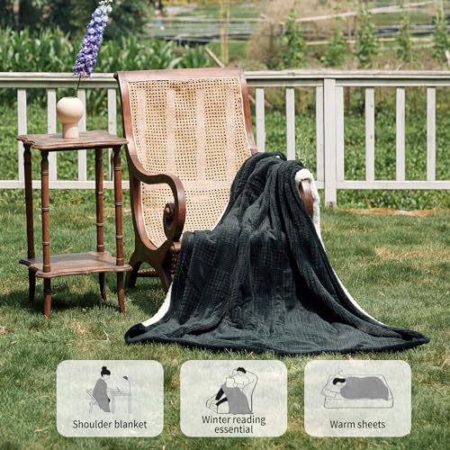 Texciting Heated Blanket Electric Blanket Throw 50''X60''-Heating Blanket with 9 Heat Settings-2-10 Hours Auto Off,ETL Cer...