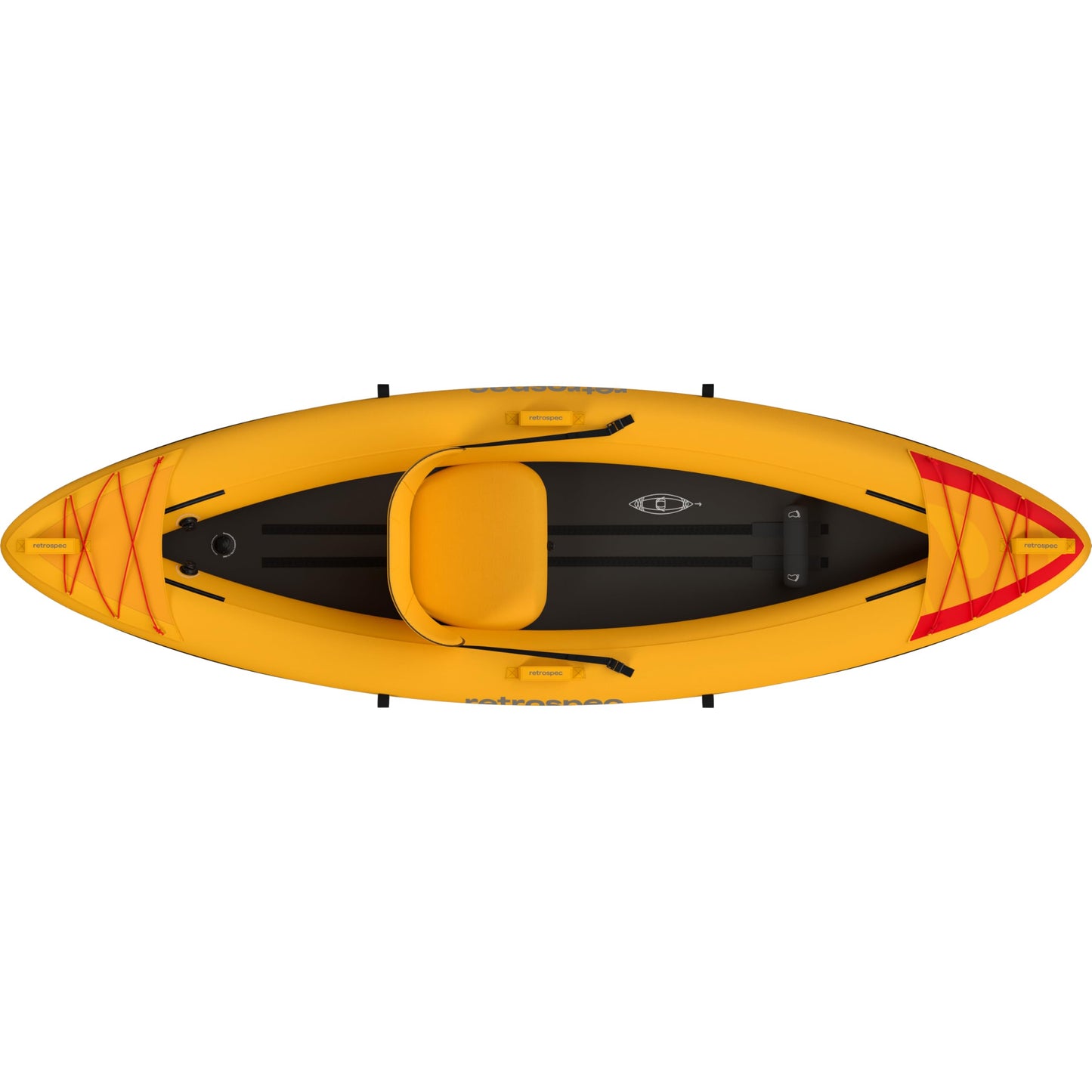 Retrospec Coaster 1 Person Inflatable Kayak, 220lb Weight Capacity, Puncture Resistant, Lightweight Inflatable Kayak for Adults with Pump, Paddle and Easy to Carry Bag