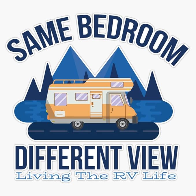 Magnet Camping Lifestyle Magnetic Bumper Sticker 5"