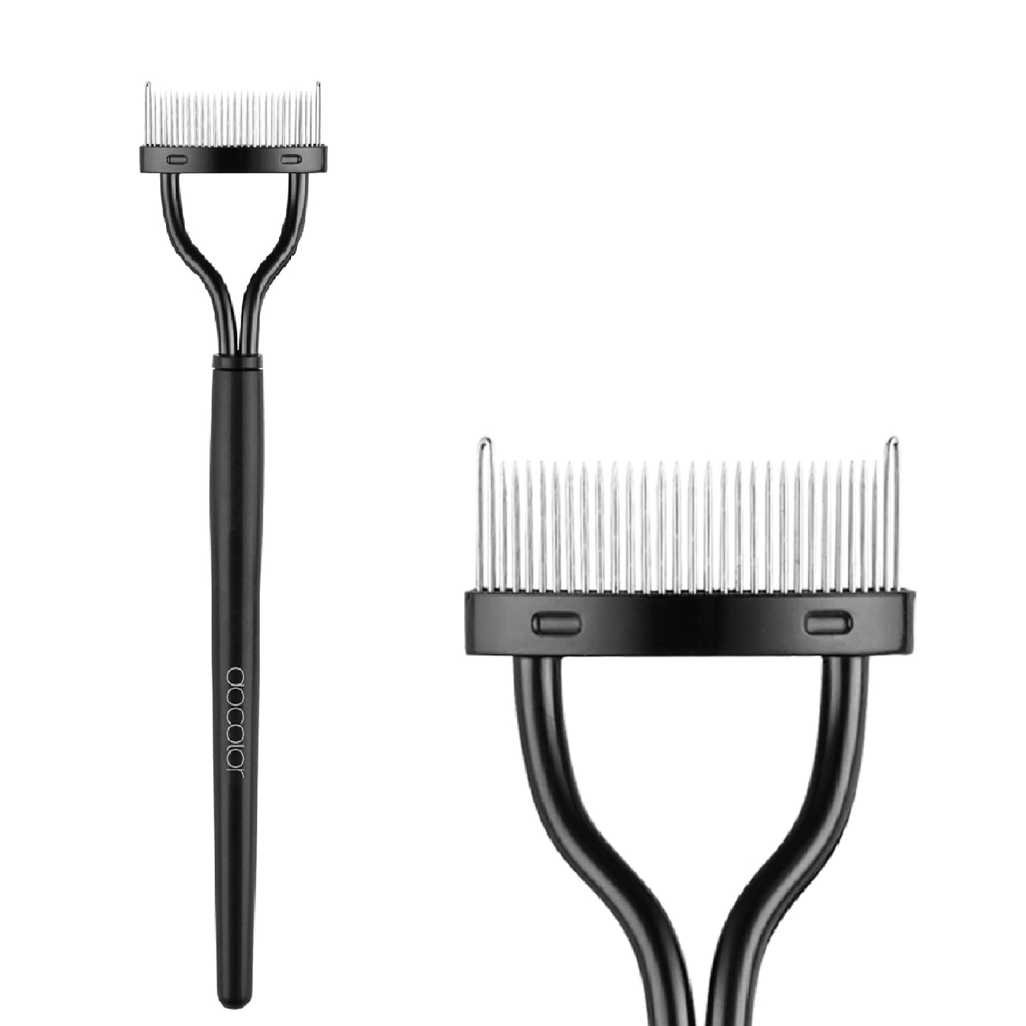 Docolor Eyelash Comb Eyelash Separator Tool Mascara Applicator Eyelash Brush Lash Separator Tool Comb Arc Designed Cosmetic Brus