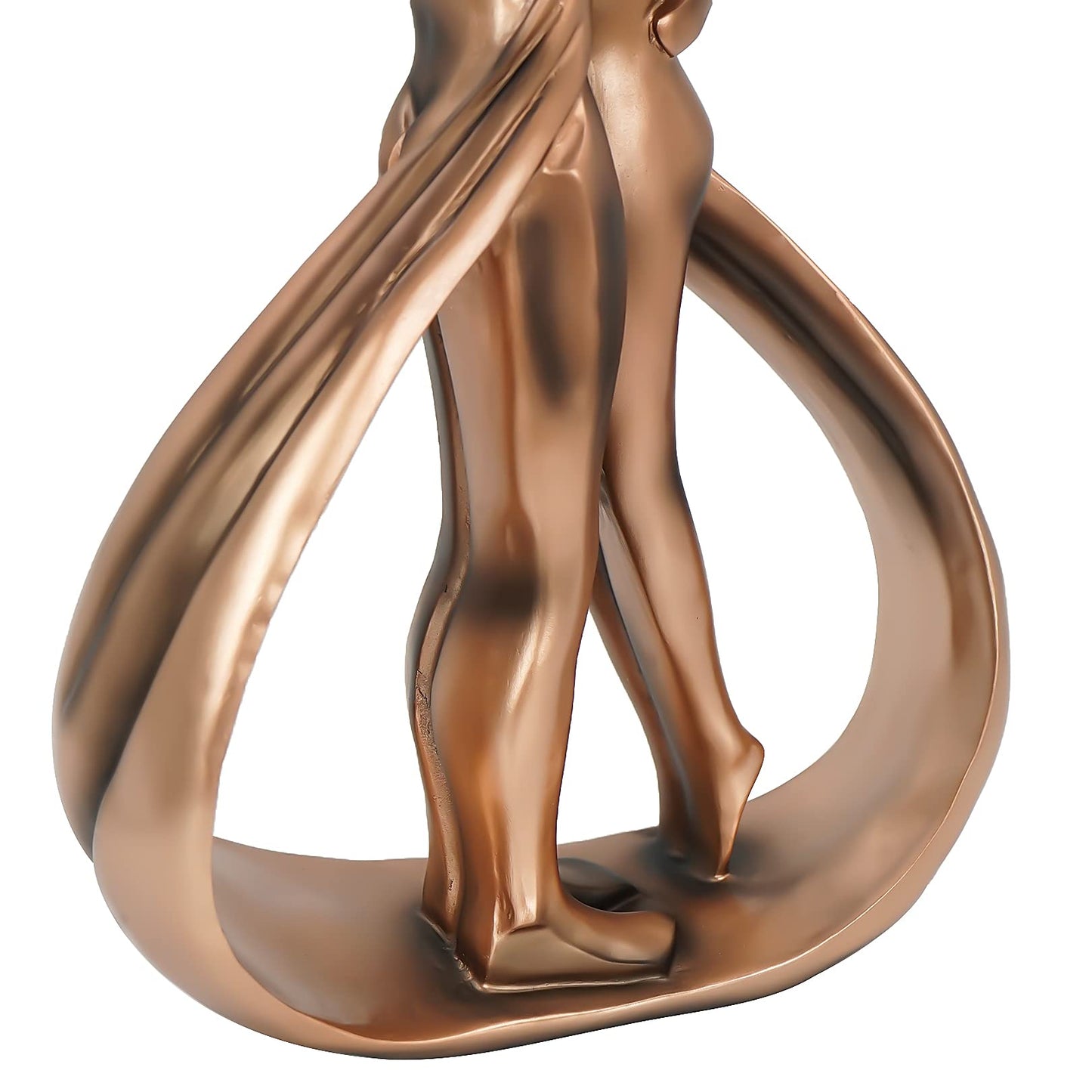 DreamsEden Anniversary, Resin Couple Modern Sculpture Home Decor, Romantic Gifts, 10 Inch