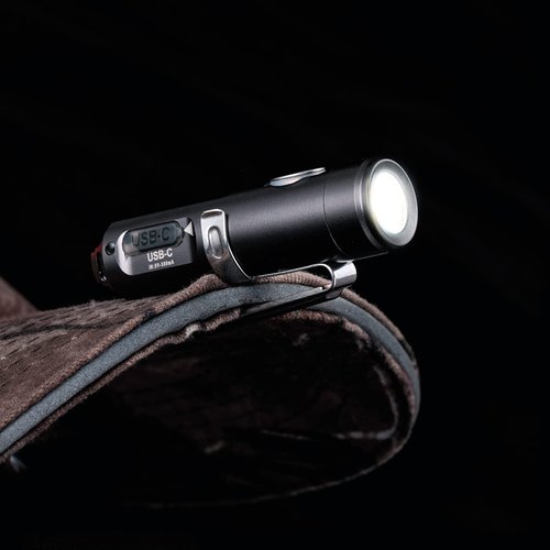 RovyVon A4 Pro Titanium 650 Flashlight Bundle with A3 Grey Aluminium Flashlight USB C Rechargeable EDC Flashlight Water-Resistant, Lightweight- Ideal for Holiday Gift Choice