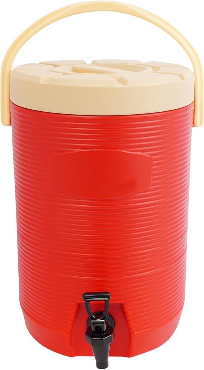 VitaChicuy Stainless Steel Beverage Dispenser Insulated Container with Faucet Cooler with Drink Dispensers Cold and Hot Dr...