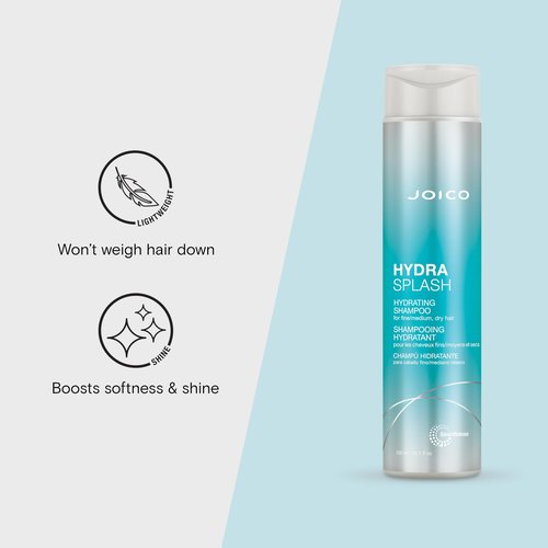 Joico Hydrasplash Hydrating Shampoo Conditioner Treatment Set | Preserve Natural Moisture | For Fine Hair