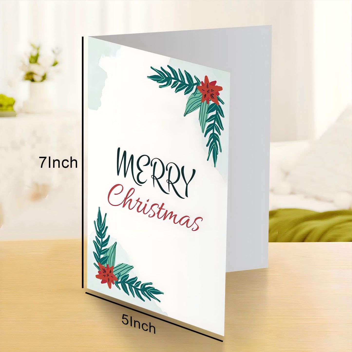 Personalized Greeting Cards with Envelopes, Custom Greeting Card Print Photos, Text, Custom Cards, Custom Birthday Card, Thank You Cards, Wedding Card, All Occasions Personalized Cards(10" x 7" )