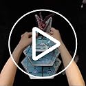 GLURUITE Mosasaurus Dinosaur Cupcake Stand Party Decorations Mosasaurus Cupcake Holder Dinosaur Dessert Tower for Dinosaur...