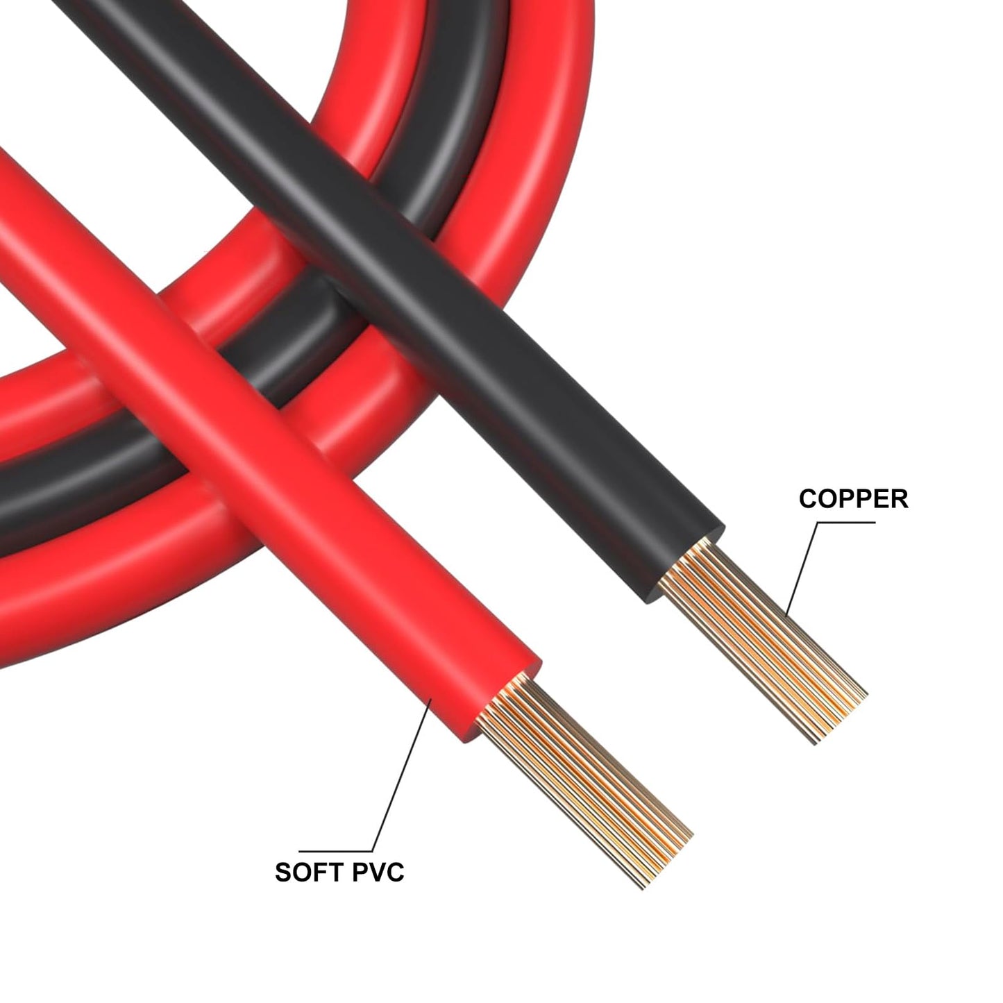 Multimeter Alligator clips Test Leads,3Ft 600V/1000V 14 AWG Heavy Duty Banana Plug to Alligator Clips for Multimeter test leads for for Fluke/AstroAI/INNOVA/Klein meter tester, Electrical Testing 2PCS