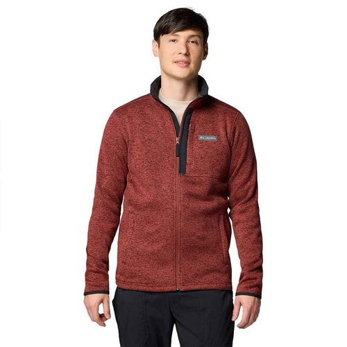 Columbia Men's Sweater Weather Full Zip, Spice Heather, 2X Big
