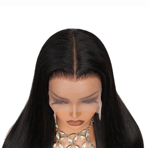 ZCORGDHAIR Straight Lace Front Wigs Human Hair 13x6 HD Transparent Lace Front Human Hair Wigs Human Hair Wig Glueless Wigs Human Hair Pre Plucked Pre Cut Straight Lace Front Wigs(26in)