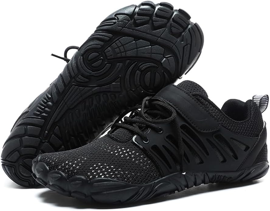 MIFAWA Barefoot Shoes Men Wide Toe Box Zero Drop Water Shoes Men for Gym Workout Minimalist Weightlifting Cross-Trainer Ru...