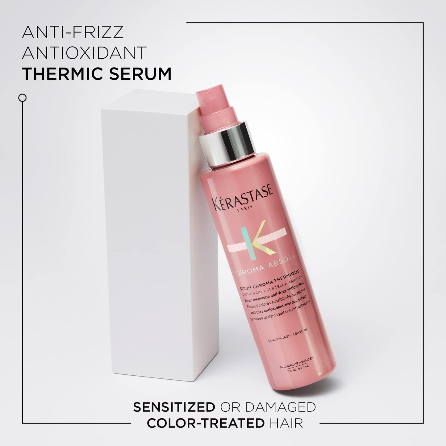 K  RASTASE Chroma Absolute Hair Serum for Color-Treated Hair with Anti-Frizz and Heat Protection