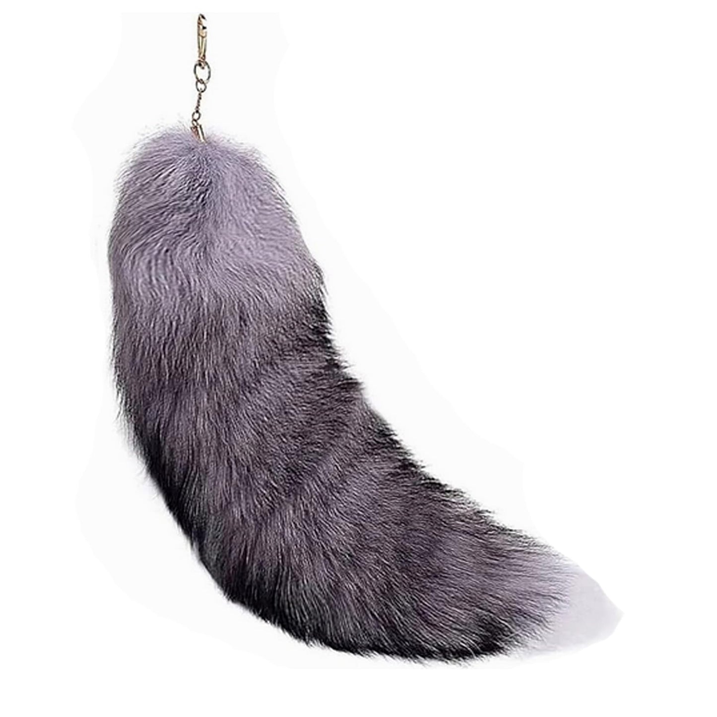 NWSTESLE Furry Therian Mask and Tail for Kids,Animal Fox Mask Wolf Tail Paws Set,Over 1 Years Old Gray