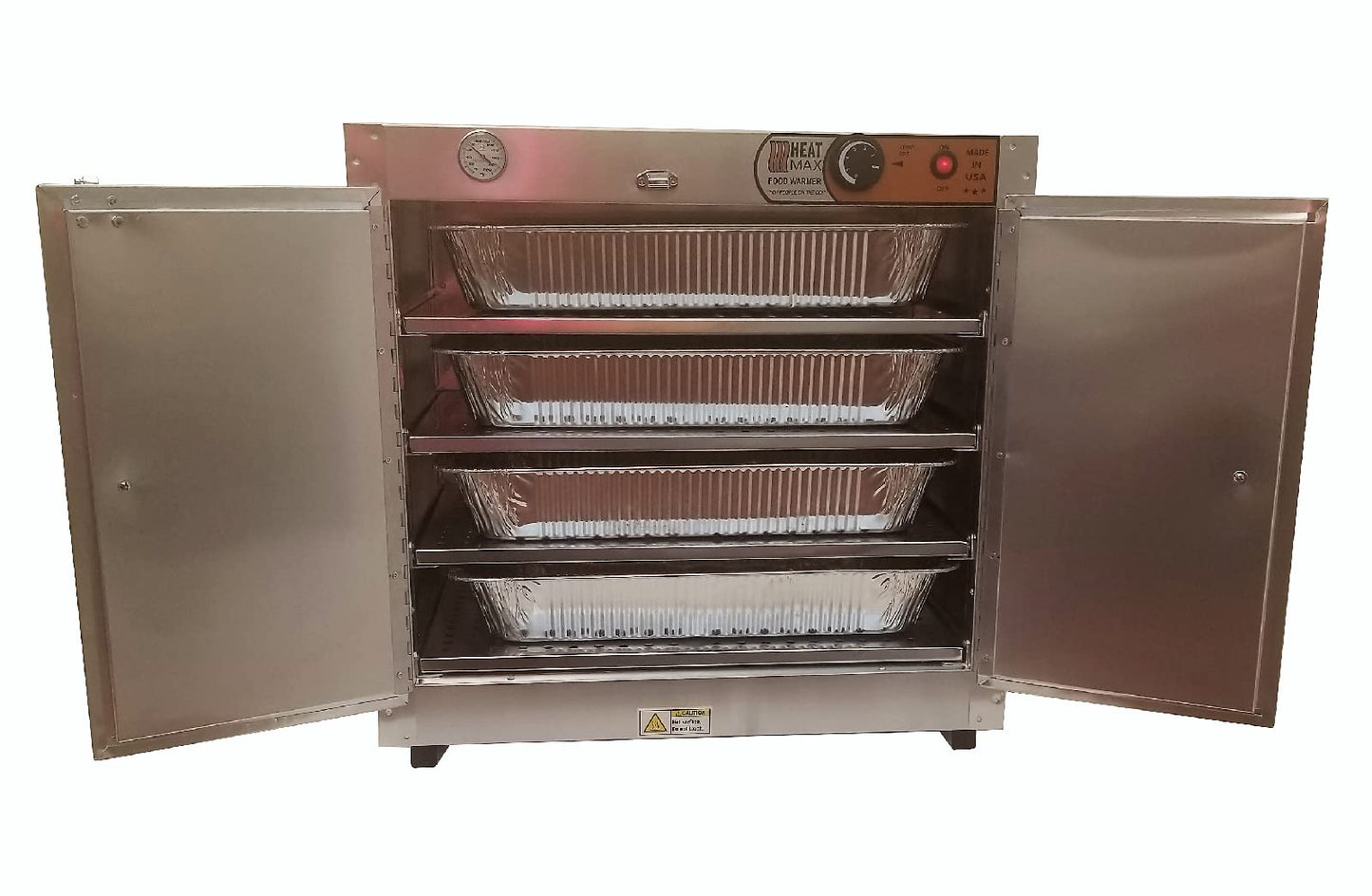 HeatMax 251524 Catering and Events Food Warmer with Water Tray, The Original and The Best, UL/NSF Certified for inspections, Made in USA with Service and Support, Great for Schools, Churches