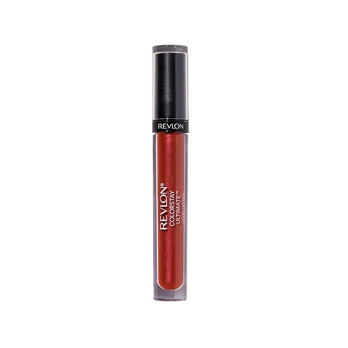 Revlon ColorStay Ultimate Liquid Lipstick, Longwear Rich Lip Colors, Wears for Up to 24 Hours, Satin Finish, 050 Top Tomato, 0.1 fl oz