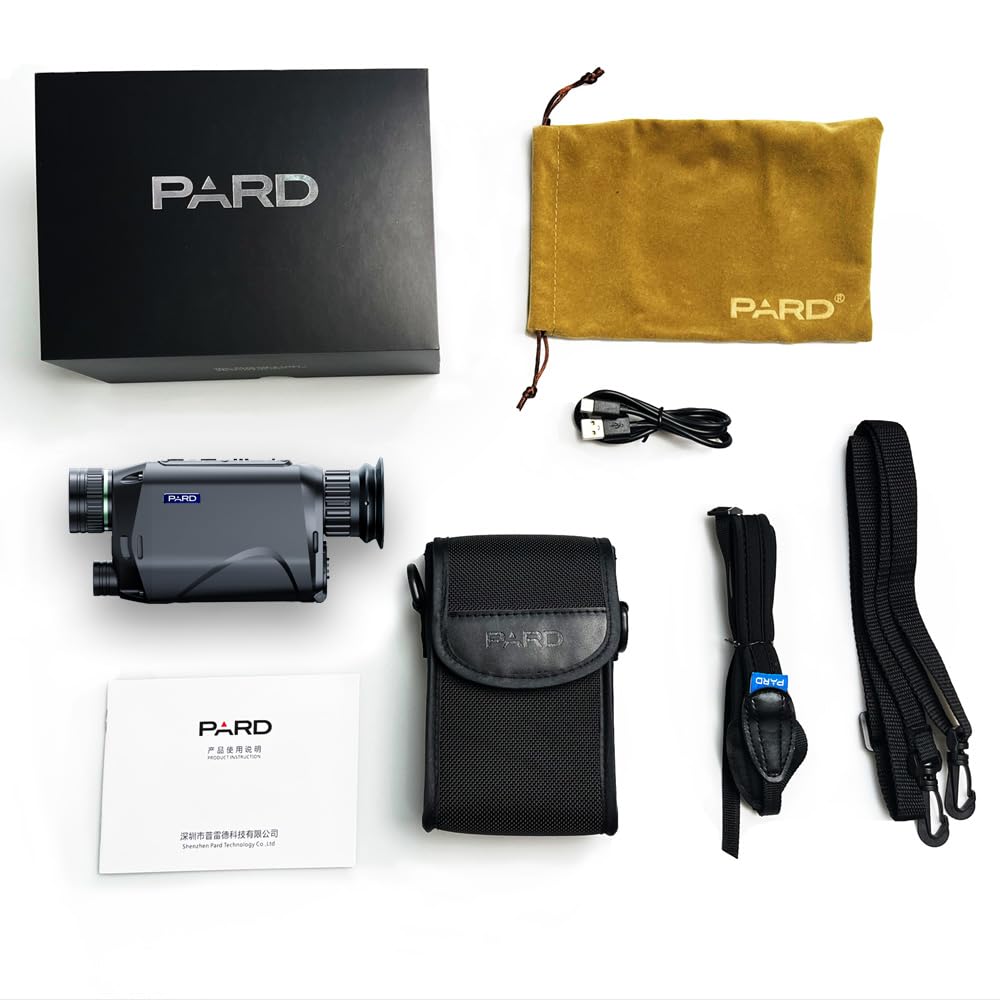 PARD Night Vision Monocular, Digital Night Vision Goggles for Wildlife Viewing, Hunting & Outdoor. IR Illuminator with 200m, 1024 * 768px, Photos and Videos Playback, WiFi. NV009-850nm