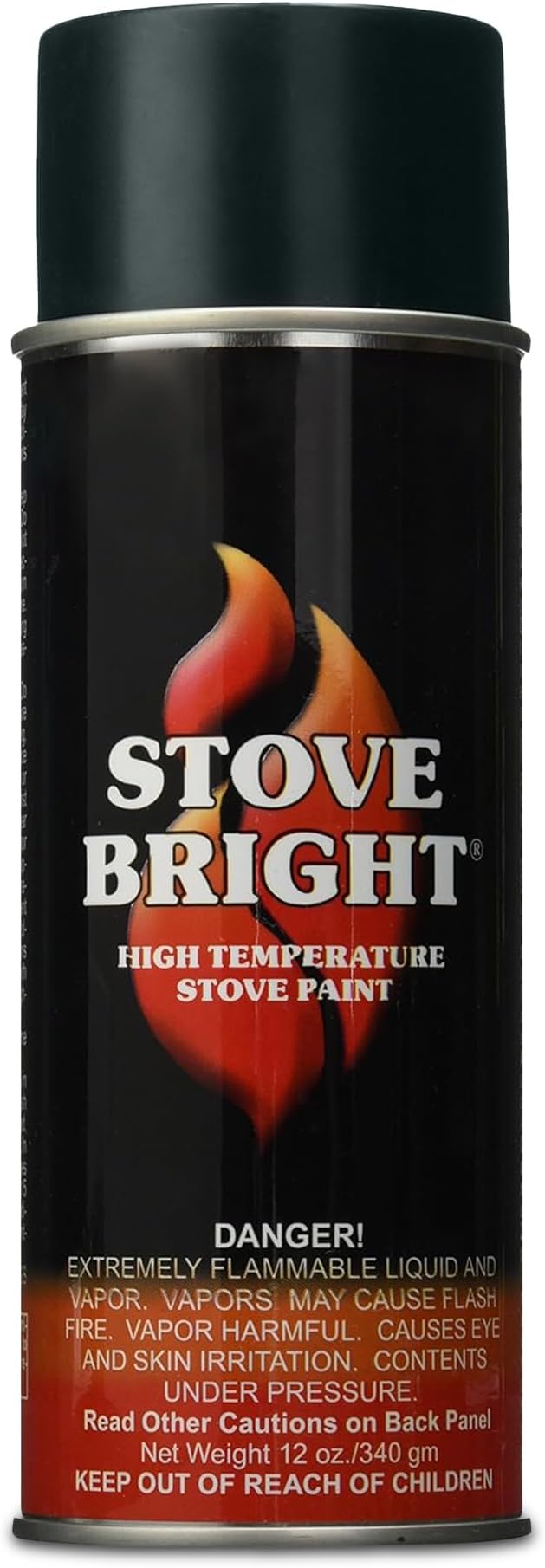 Stove Bright 6304 Stove Bright High Temperature Flat Black Stove Paint