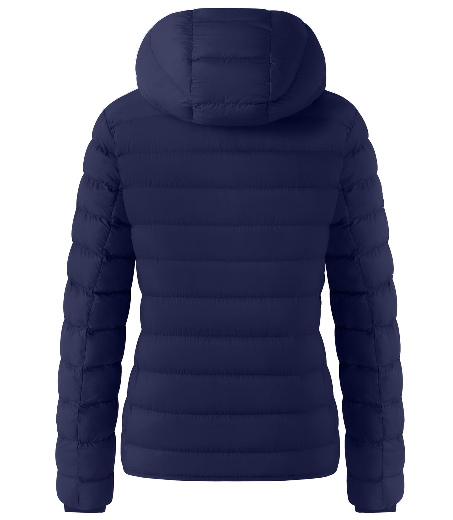 ZSHOW Women's Puffer Coat Lightweight Packable Padded Winter Jacket (Navy,X-Large)