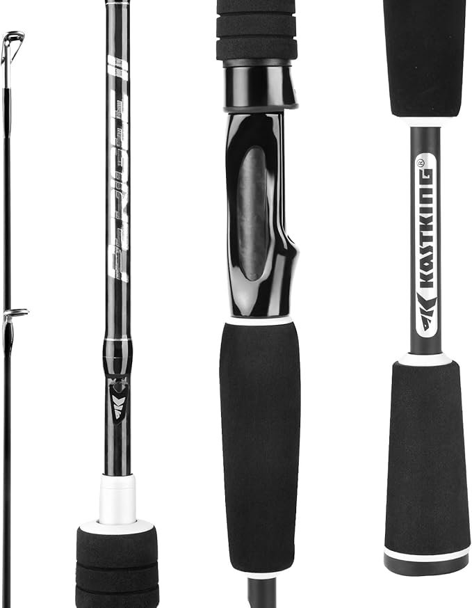 KastKing Perigee II Spinning & Casting Fishing Rods, Fuji O-Ring Line Guides, 24 Ton Carbon Fiber Casting and Spinning Rod...