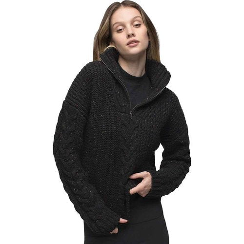 prAna Laurel Creek Sweater Black LG (Women's 10-12)