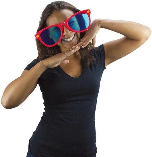 Jumbo Party Sunglasses | Novelty Shades Perfect for Birthdays, Theme Parties, Charity Events, Weddings | Giant Glasses