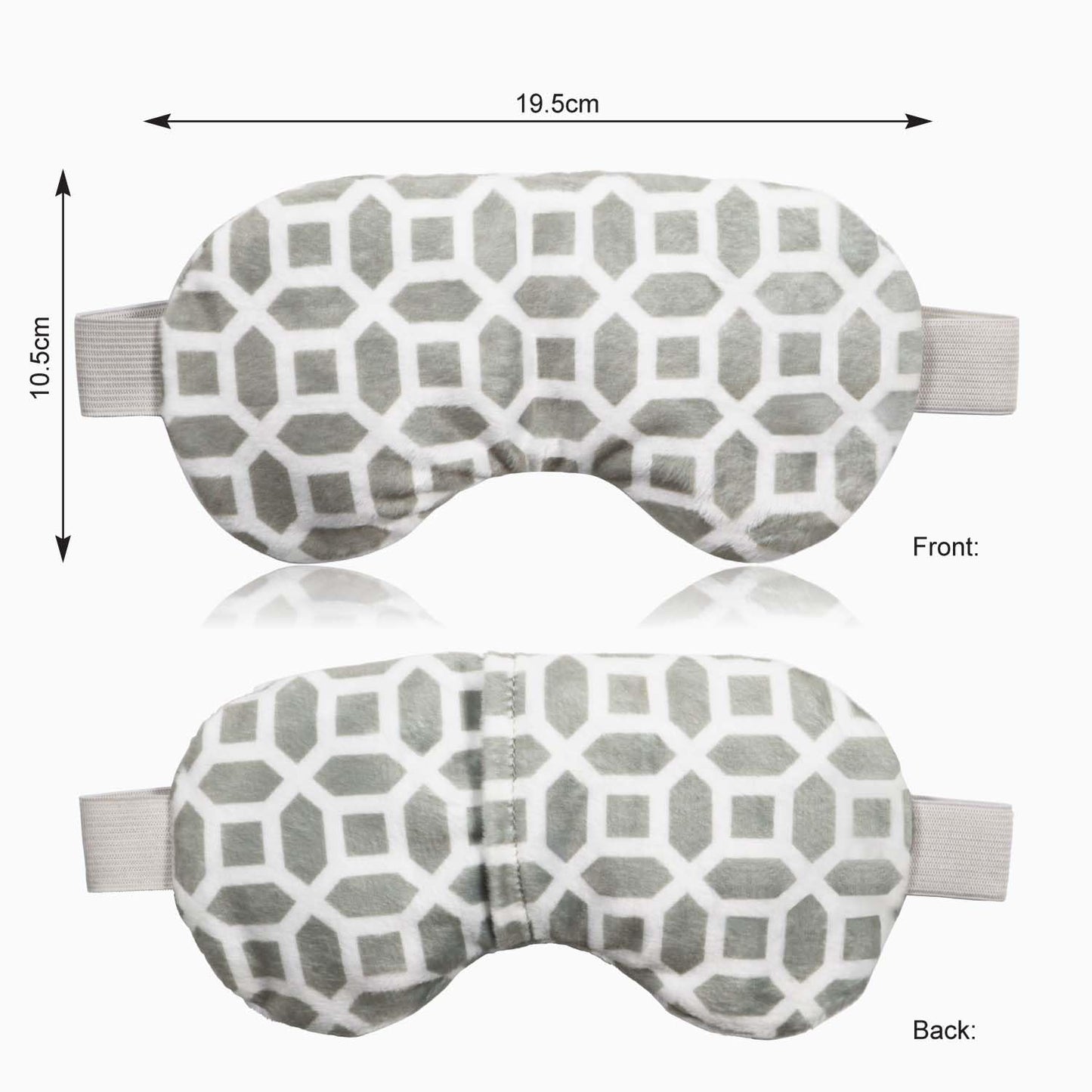 2 in 1 Heated/Ice Eye Mask Moist Heat Eye Mask Lavender & Flaxseed Sinus Pillow Microwavable for Dry Eye,Styes,Sinus Pain,Headache,Migraine,Puffy or Swollen Eyes Irritated and Inflamed Eyelid Bumps