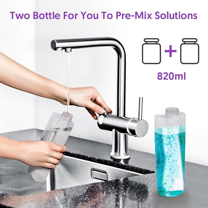 Spray Mops for Hardwood Floor Cleaning: MEXERRIS Dust Wet Mops with 2 Refillable Bottles 3 Washable Mopping Pads - Wood Floor Mop with Sprayer Home Commercial Use for Wood Laminate Ceramic Tiles
