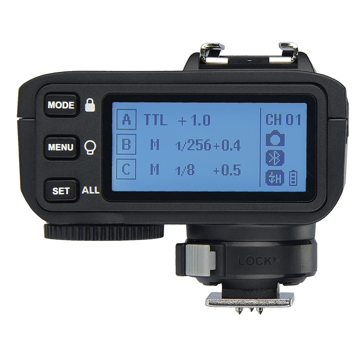Godox X2T-C Ttl Wireless Flash Trigger For Canon, 1/8000S Hss Bluetooth Connection Supports Ios/Android App Controller, Tcm Func