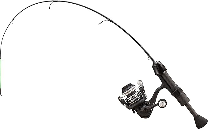 13 Fishing - The Snitch Pro - Spinning Ice Fishing Combos - Flex-Core Quick Action Tip