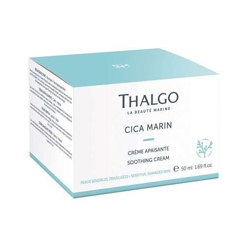 THALGO CICA Marin Soothing Cream Repairs & Strengthens Sensitive Skin, Marine Prebiotics, Vegan, The First SOS Care Line with Marine Prebiotics