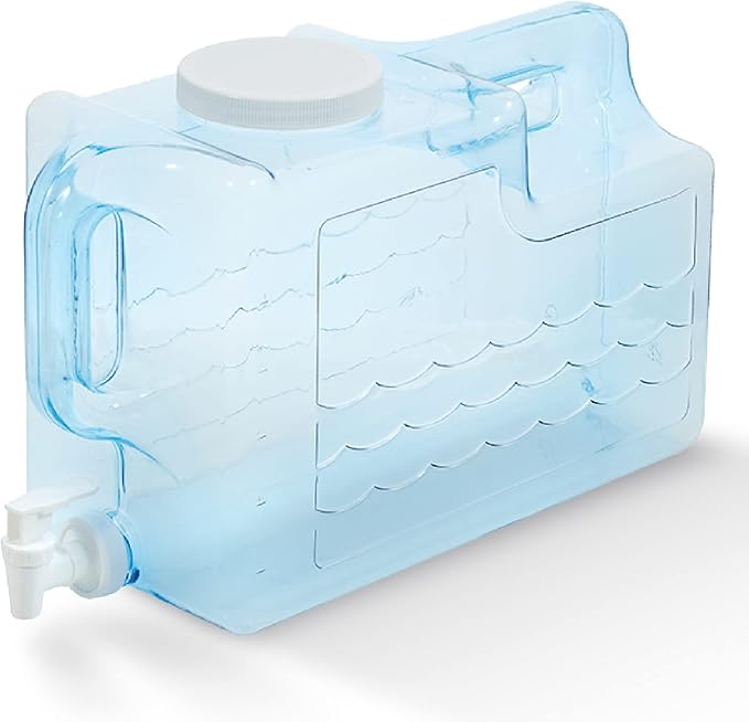 Arrow Home Products 3 Gallon Drink Dispenser for Fridge - Plastic Beverage Dispenser with Spigot for Easy Dispensing - BPA...