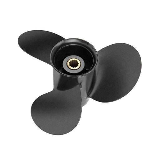 MARKGOO Propeller 9.25X10 for Mercury Outboard 9.9 12 15 18 20 HP Boat Engine Parts Aluminum Prop 9 1/4 x 10 3 Blade RH 14 Spline Tooth 48-897752A11