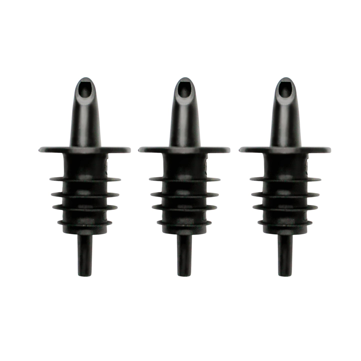 Hawaiian Shaved Ice Syrup Precise Control Bottle Pourers - Professional Pour Spouts for Snow Cone & Drink Flavors (3-Pack)