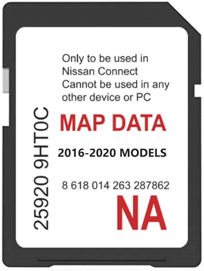 GPS MAP Navigation SD Card 25920-9HT0C | USA/CAN | 2016-2020 Altim/Rogu/Sentr/Xterr/Tita/Frontie/ NV200/ NV1500/ NV2500/NV...
