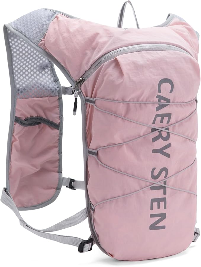 Carey STEN Lightweight Hydration Backpack, Outdoor Running Vest with 1.5L Water Bag, Suitable for Hiking, Cycling, and Bot...