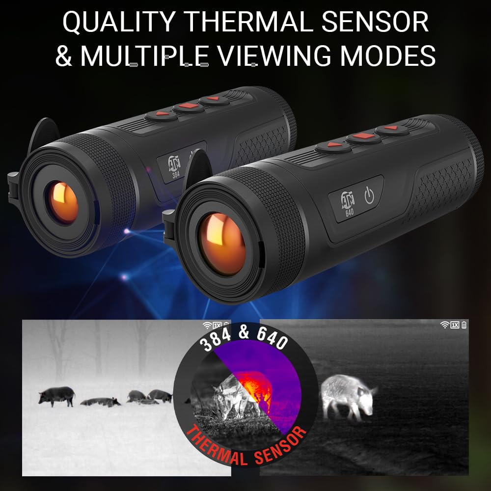 ATN BlazeTrek-619 Thermal Imaging Monocular 12 Micron,640x512 <25 NETD, 50 Hz