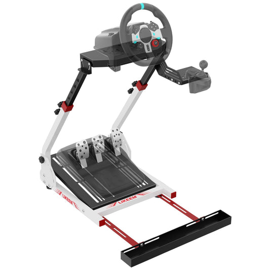 Likeem Sim Racing Wheel Stand, Racing Steering Shifter Mount Fit for Logitech G25, G27, G29, G920 Racing Simulator Cockpit Video Game Accessories, Shifter Wheel Pedals NOT Included