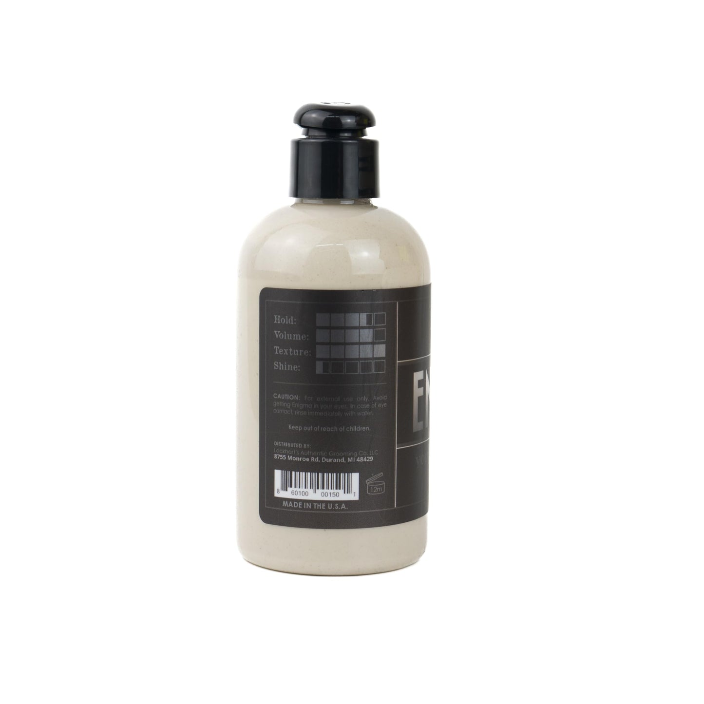 Lockharts Enigma Matte Cream Clay - Hair Styling Cream for Men - Firm, Long-Lasting Hold, Natural Matte Finish - Kaolin & Benton