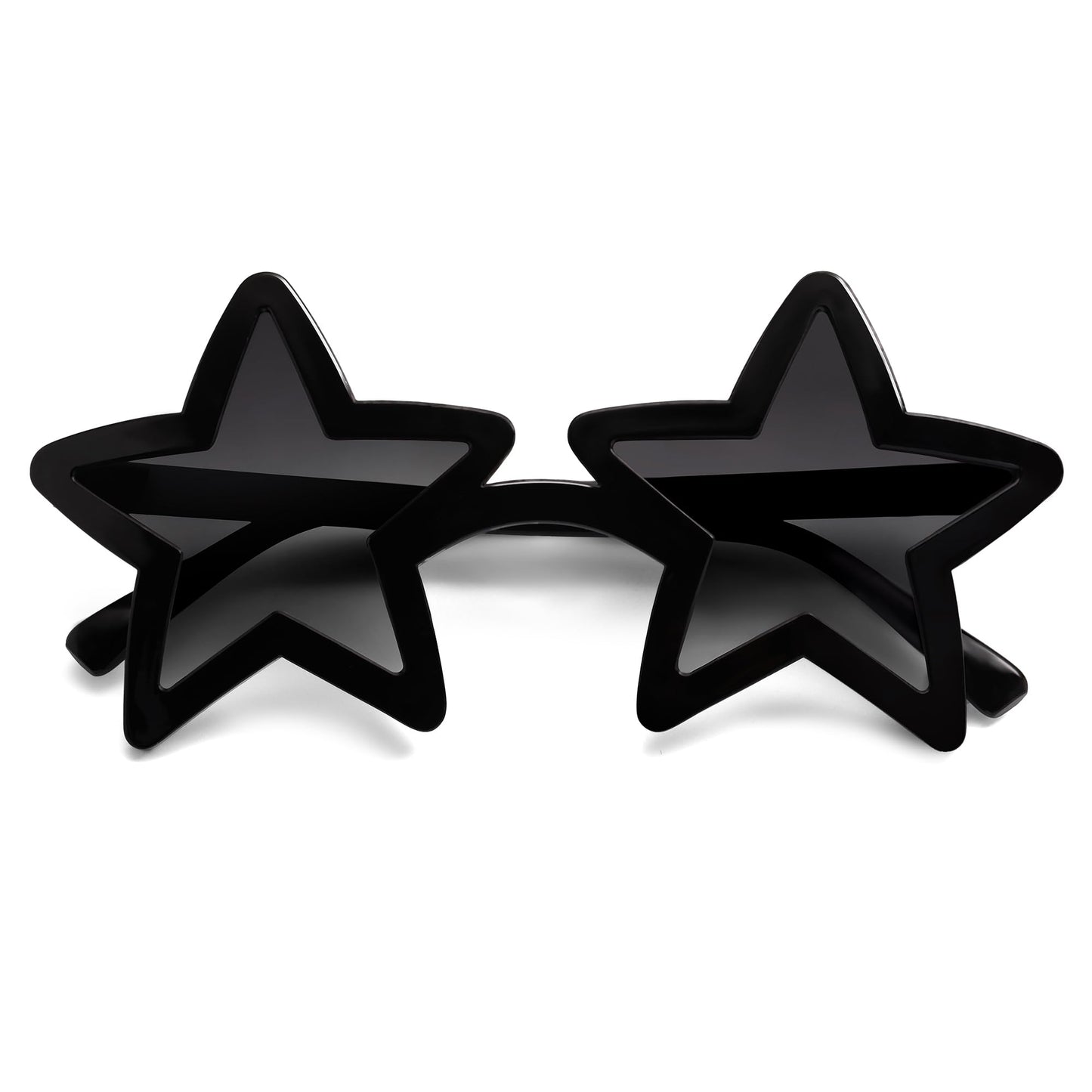 VANLINKER Colorful Star Shape Sunglasses Party Glasses VL9839,Black