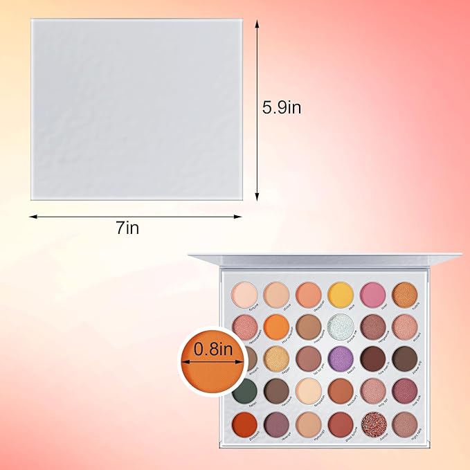 Eyeshadow Palette 30 Pigmented Matte Shimmer Eye Shadow Makeup Palette Glitter Long Lasting Waterproof