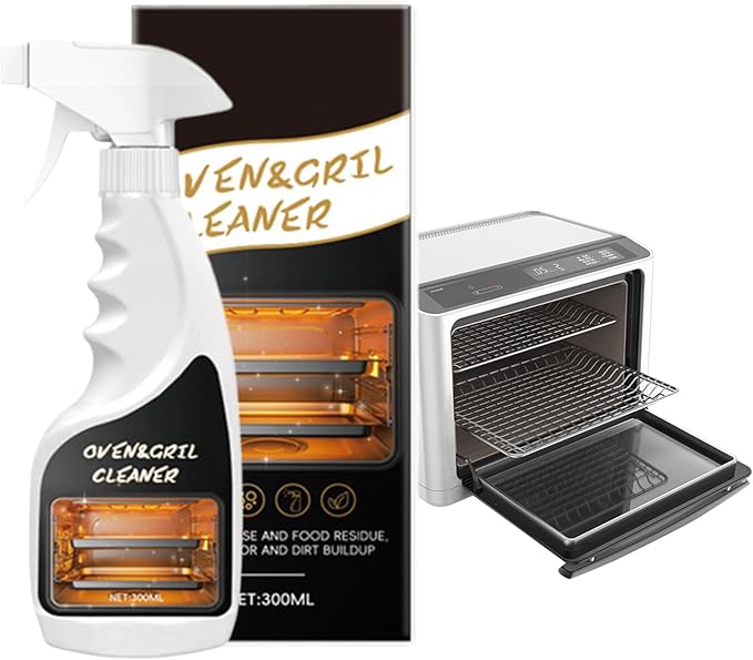 Oven Rack Cleaner | 300ml Degreasing Cleaner,Fryer Degreasing Spray - for Homeowners Busy Families Renters To Remove Grease Stain Oil From Microwave Oven Grill Kitchen