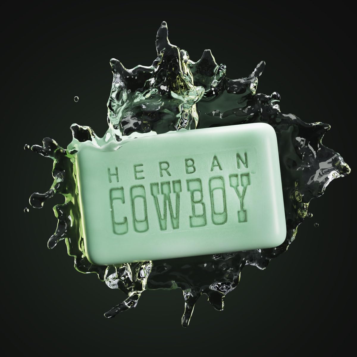 Herban Cowboy Forest Body Soap with Hints of Cedar, Mandarin, and Black Pepper (5 oz)